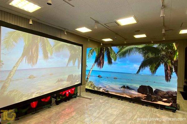 مقایسه تلویزیون شهری و ویدئو وال با ویدئو پروژکتور