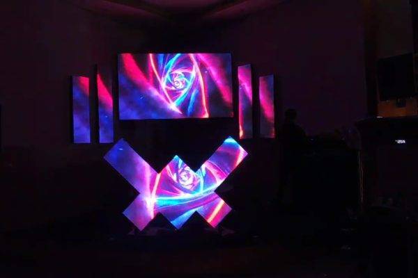 اجرای ویدئو وال LED در اشکال گوناگون